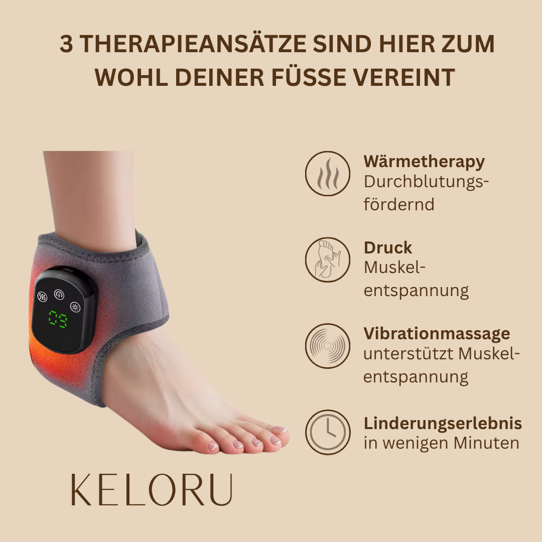 Kabelloses 3-in-1 Fuß-Massagegerät
