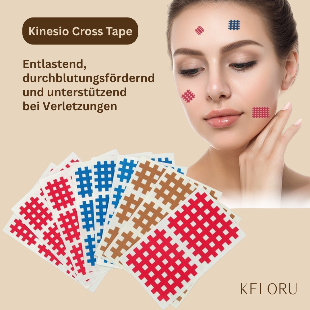 Kinesiologisches Physiotherapie Cross Tape