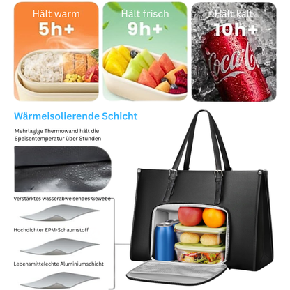 Polaré Business Handtasche mit Kühlfach 3-in-1